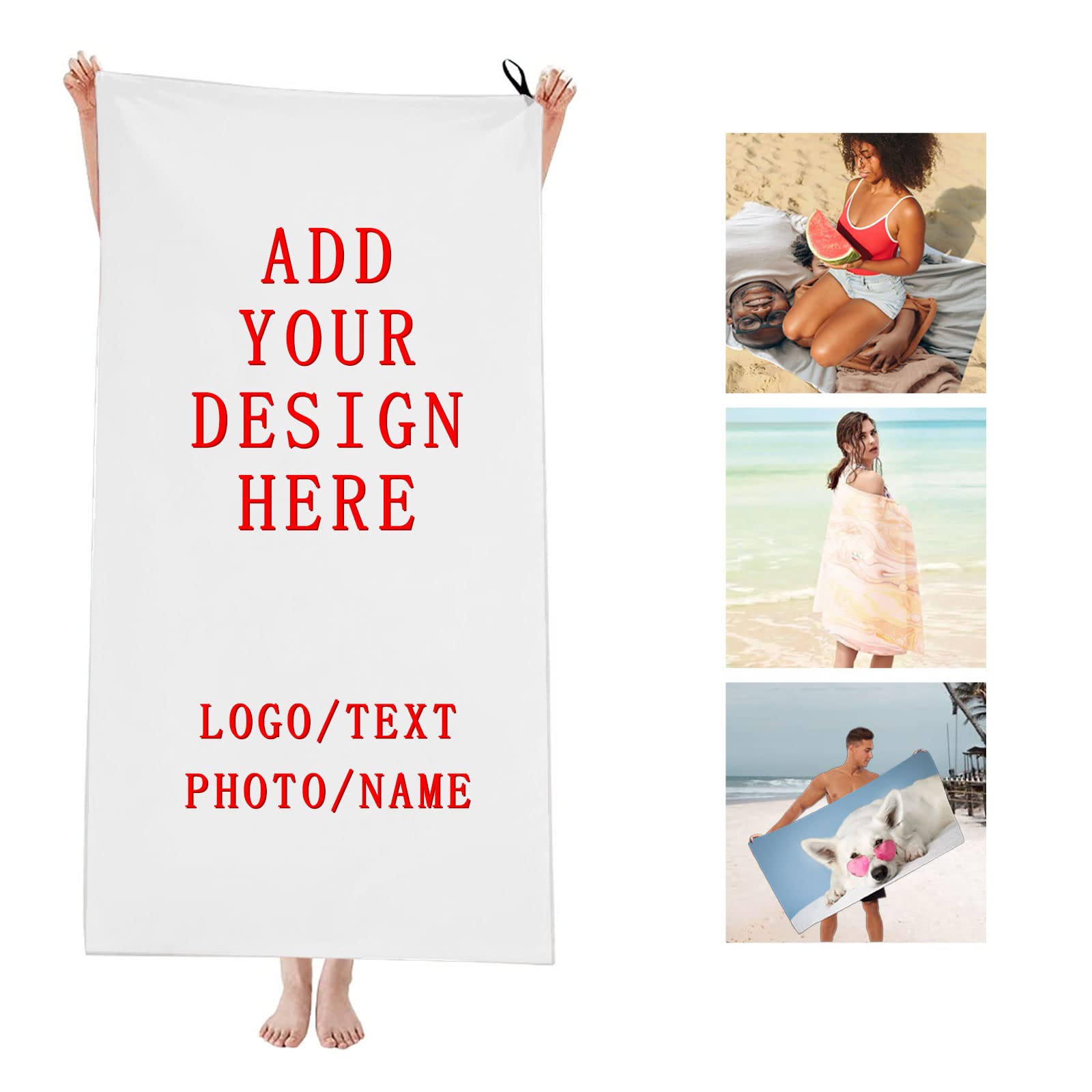 Cloth Face Mask Washable - Asciugamani da spiaggia personalizzati con il