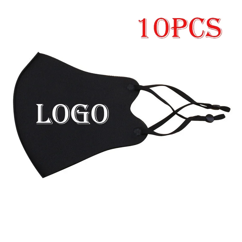 Cloth Face Mask Washable - 10PCS fai da te Logo personalizzato