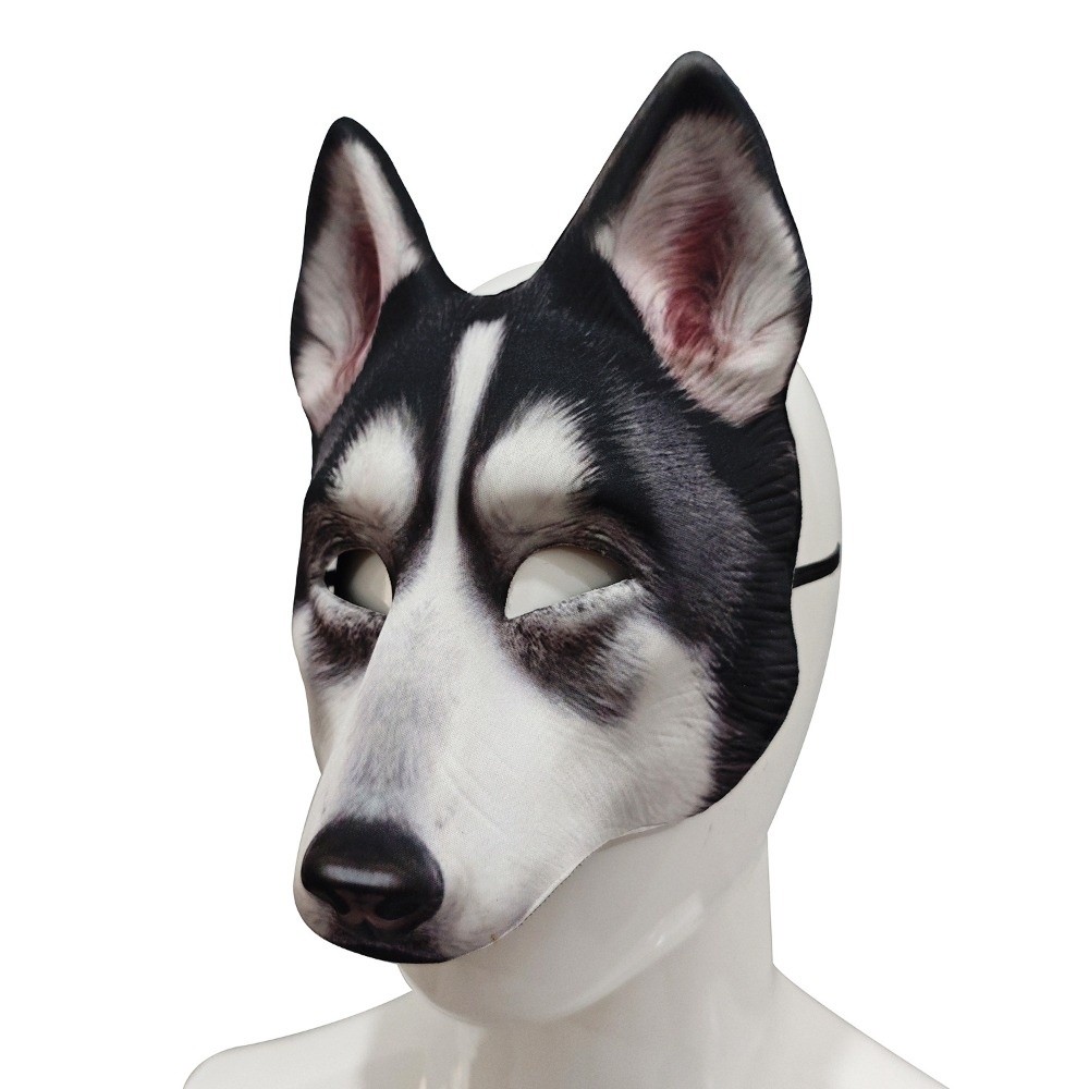 Respirator Half Face - Maschera Divertente da Lupo per Halloween,