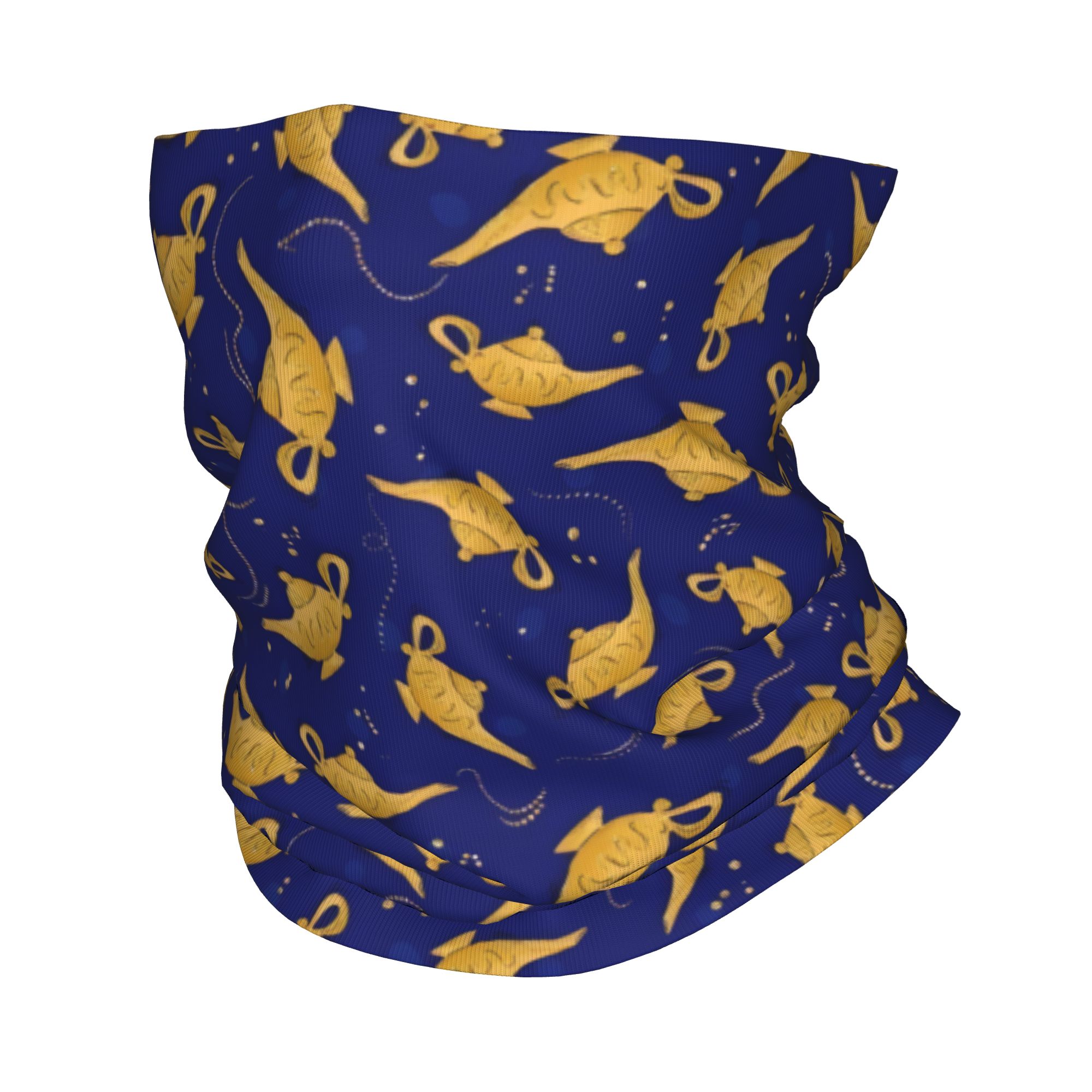 Neck Gaiter Face Cover - Bandana Multifunzione A-Aladdin Genie Personalizzata, Scaldacollo