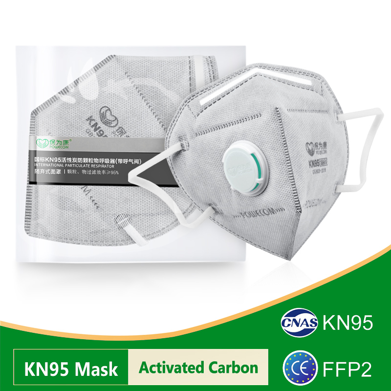 Maschere POWECOM KN95 con Carb - Cloth Face Mask Washable recensione e prezzo
